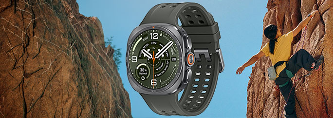 Samsung Galaxy Watch Ultra2 4G 47mm argent titane 64Go