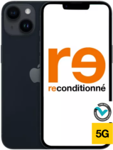 Largo iPhone 14 reconditionné grade A noir 128Go